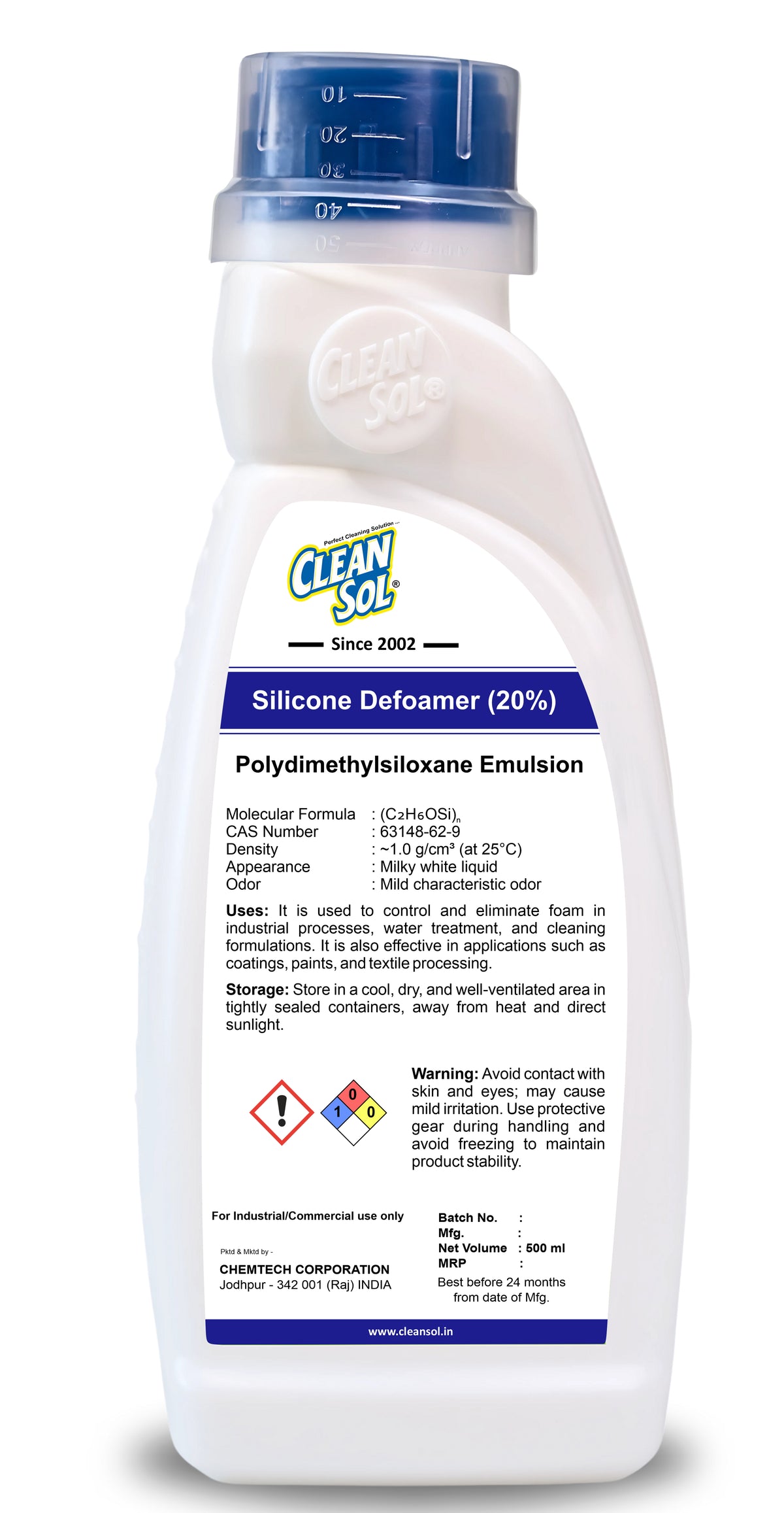 Cleansol Silicone Defoamer 30%