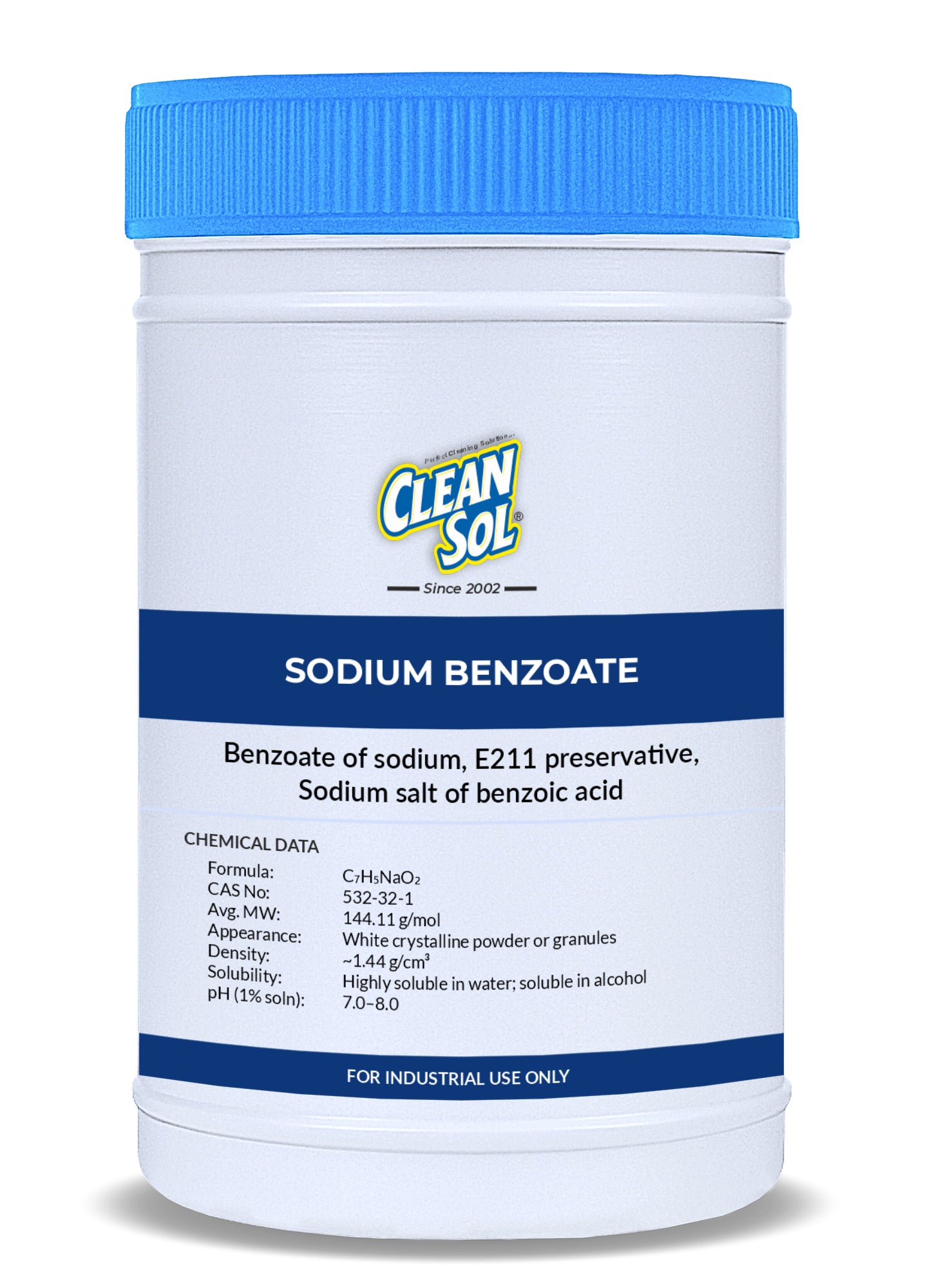 Cleansol Sodium Benzoate  – Preservative & Antimicrobial Ingredient
