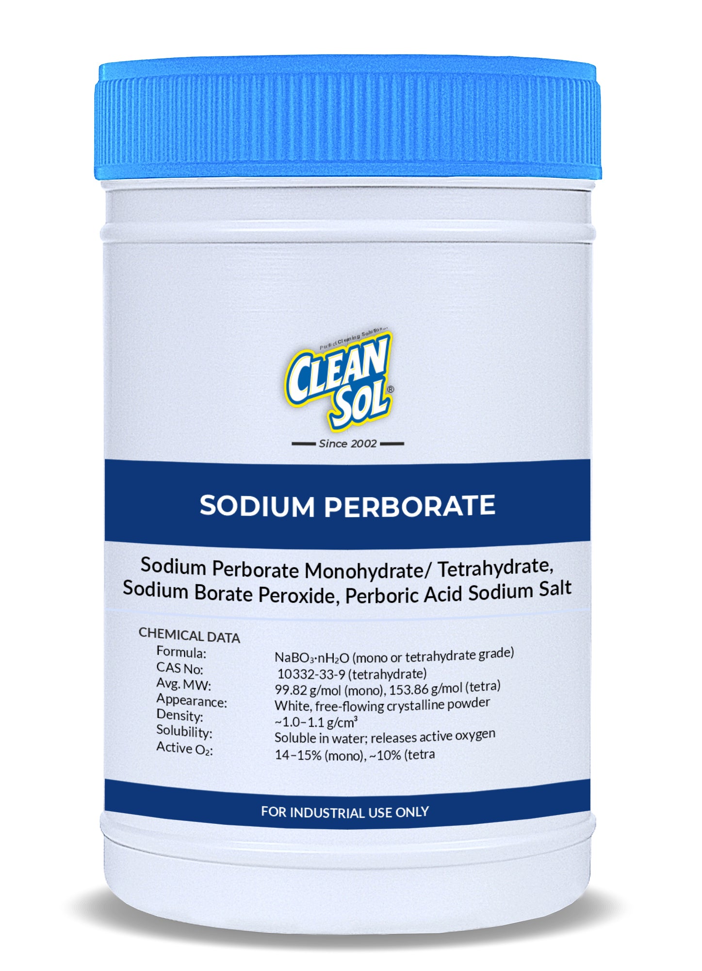 Cleansol Sodium Perborate Monohydrate – High Purity Oxygen Bleach for Laundry, Cleaning & Detergent Formulations