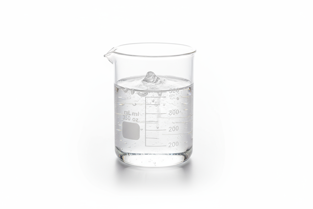 can you replace glass bottle with glass beaker and without any label on
