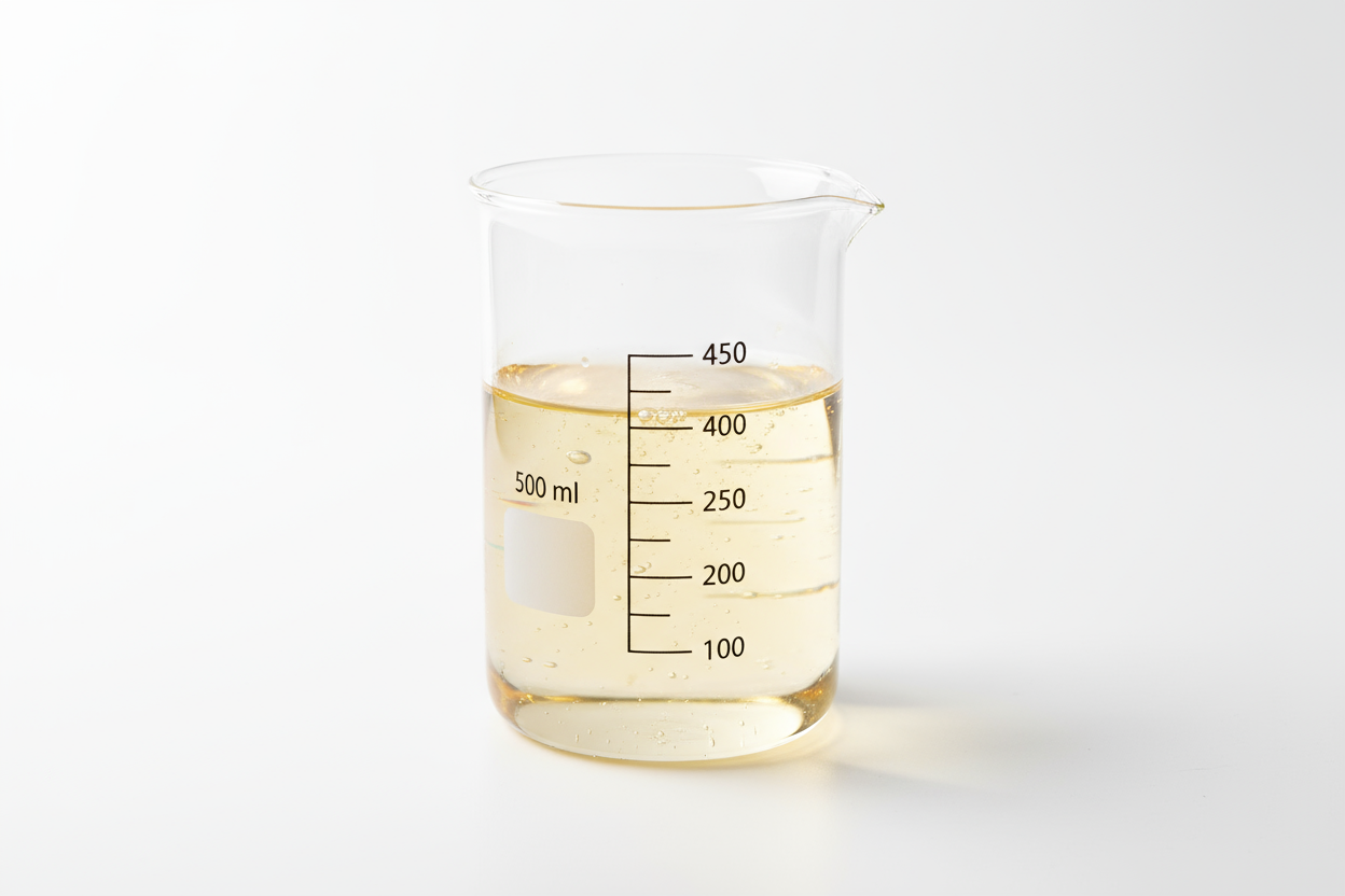 CAPB in 500 ml measuring beaker