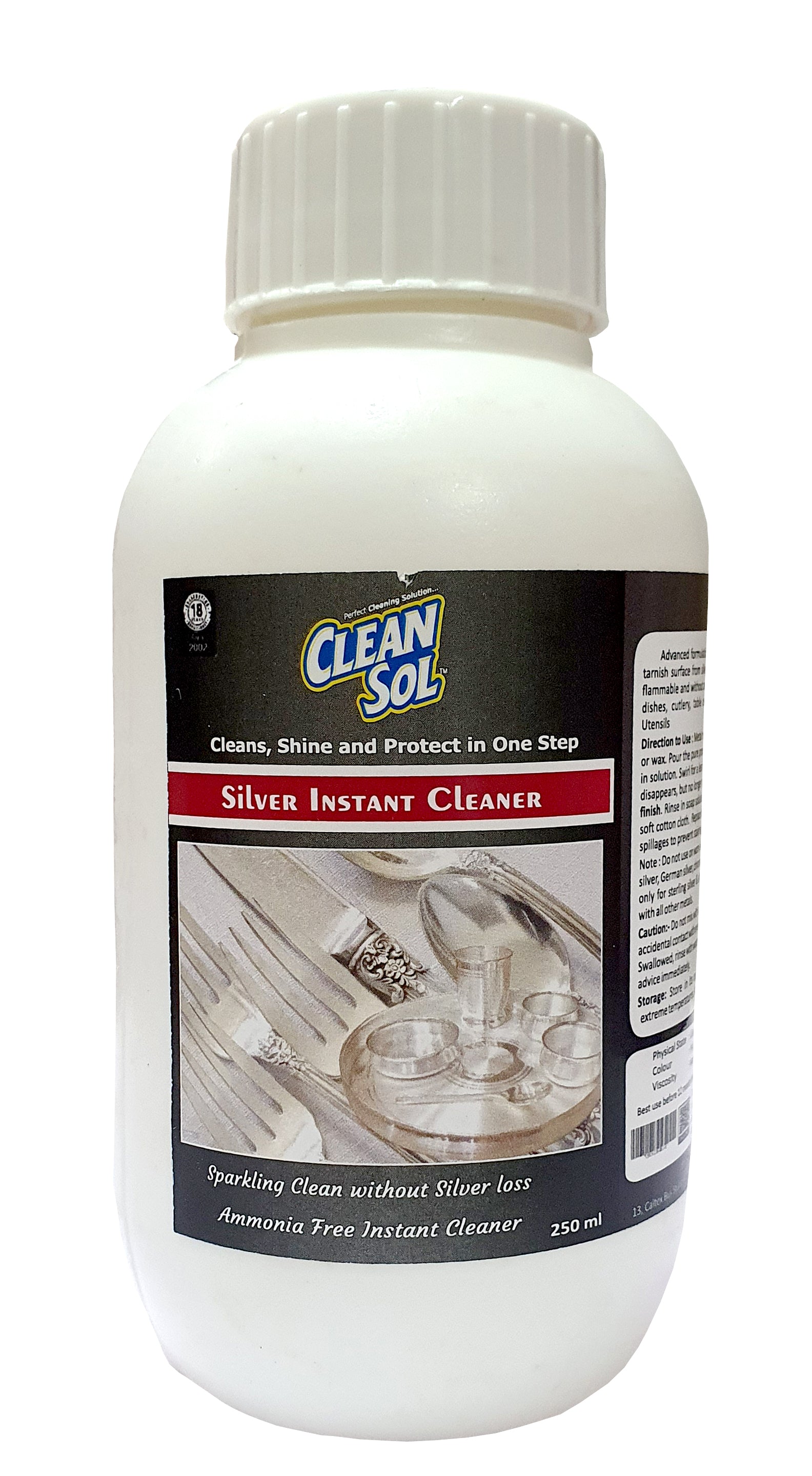 Cleansol Silver Brite Instant Tarnish Remover - 1L