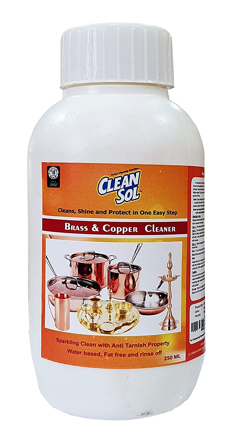 Cleansol Copper, Brass and Steel Cleaning & Shine Liquid