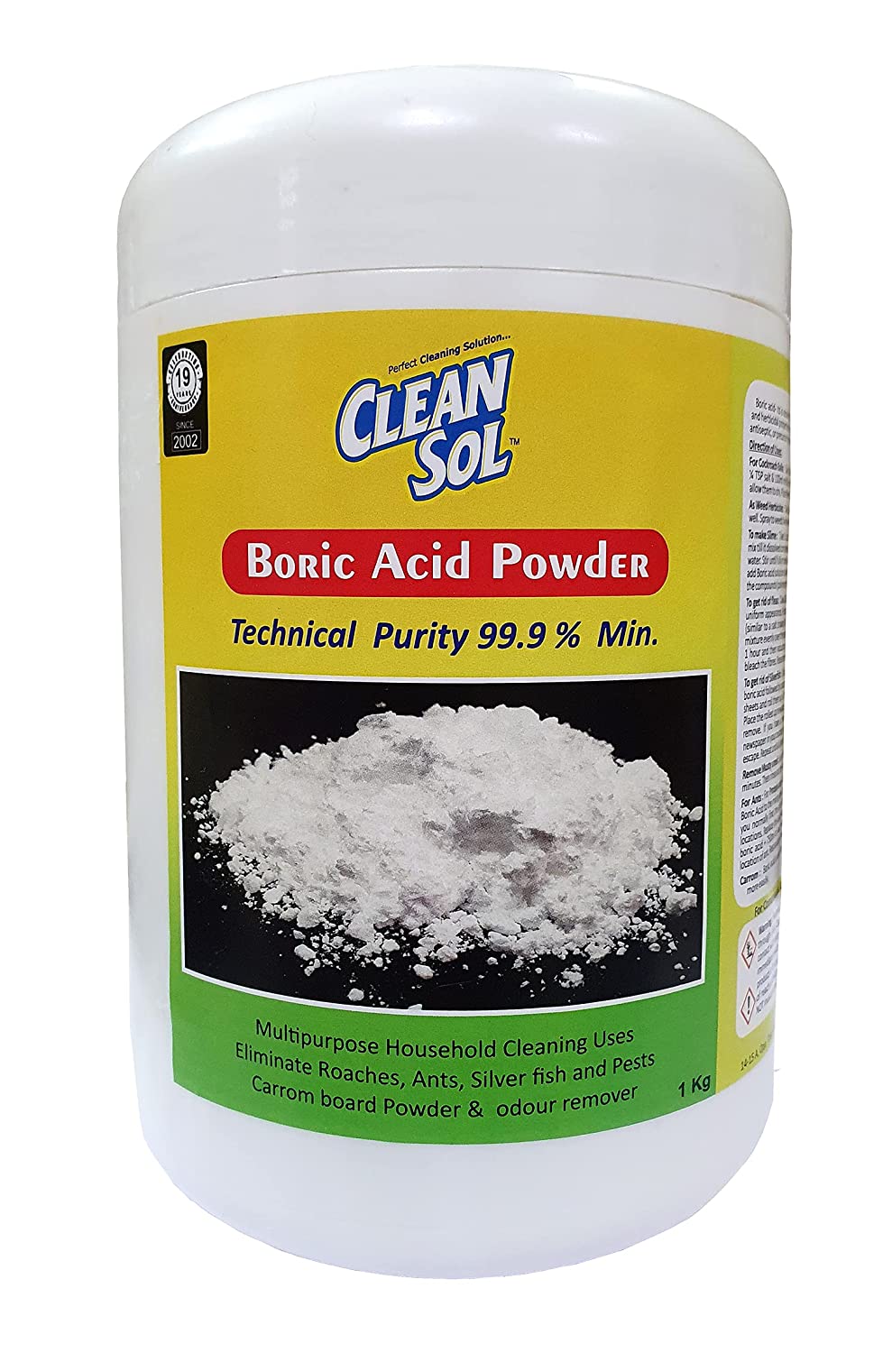 Cleansol Boric Acid Powder – 600Gm