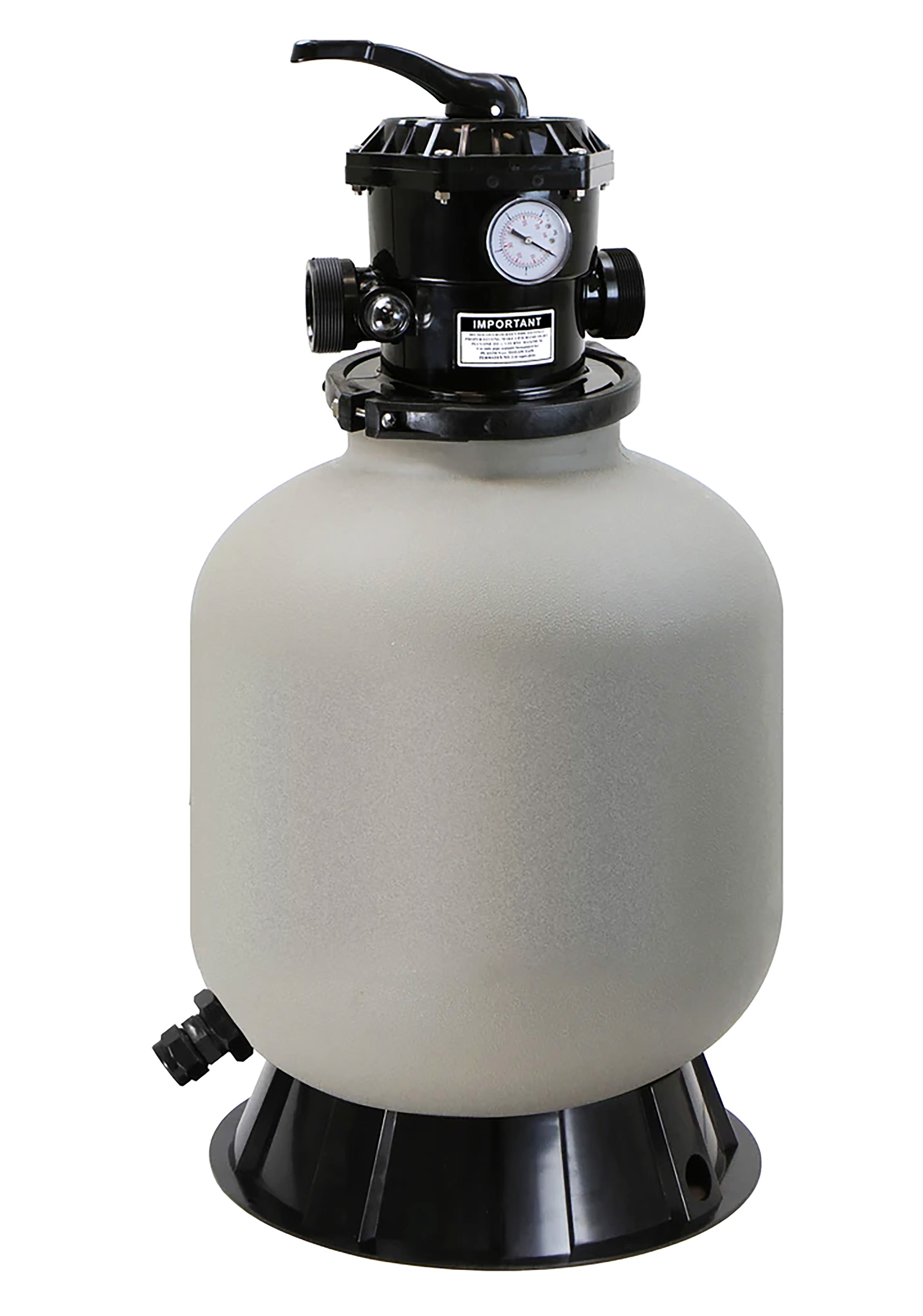 Swimming Pool Top Mounted Sand Filter With Multiport Valve