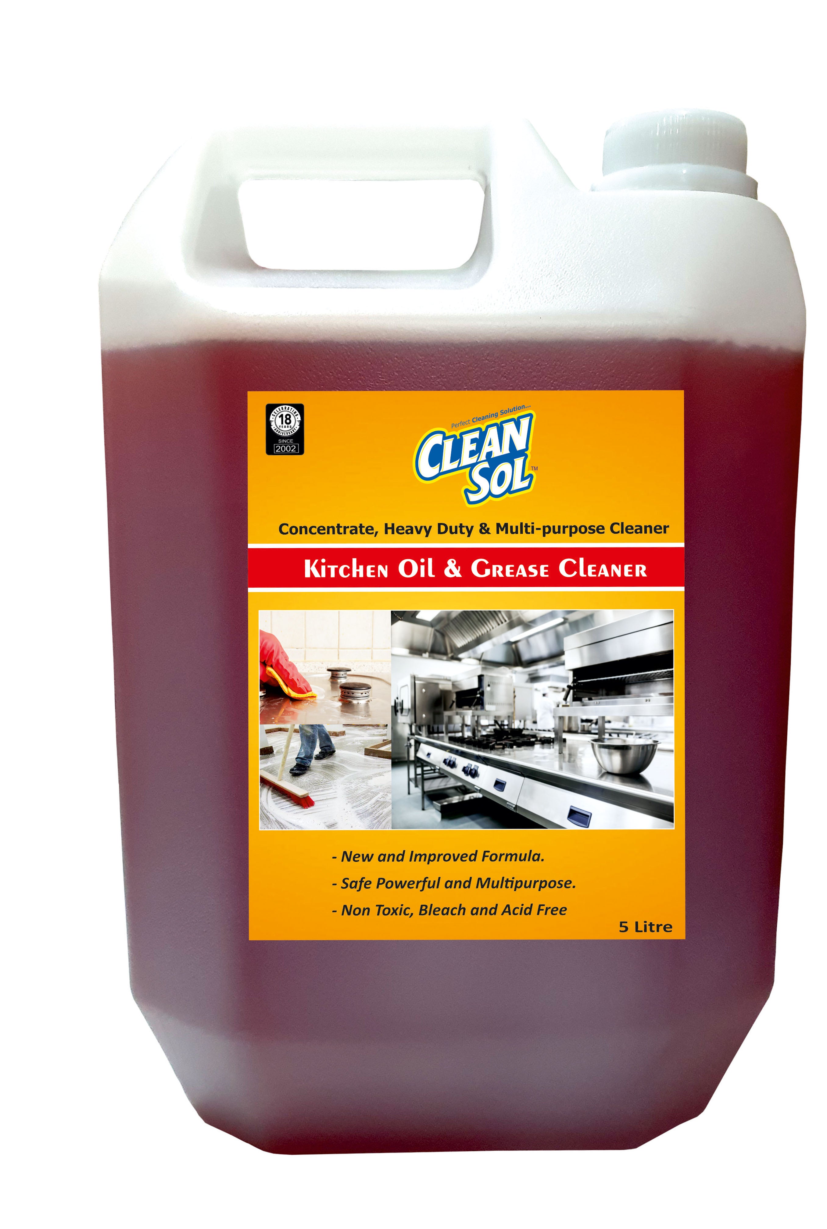 Cleansol Power HD (Kitchen Oil & Grease Cleaner) -1 Ltr
