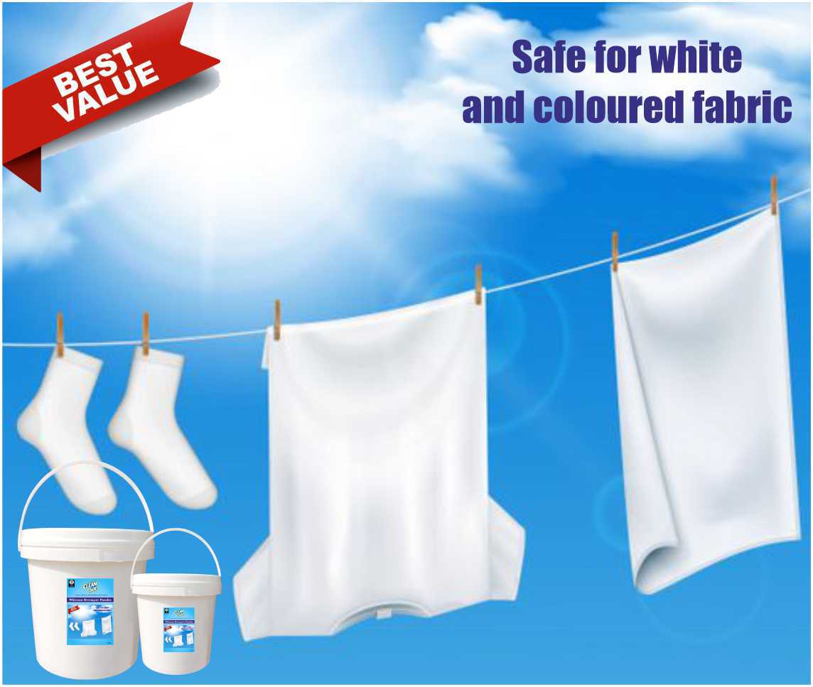 Cleansol Whitener Detergent Powder for Washing Machine